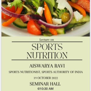 Lecture On Nutrition